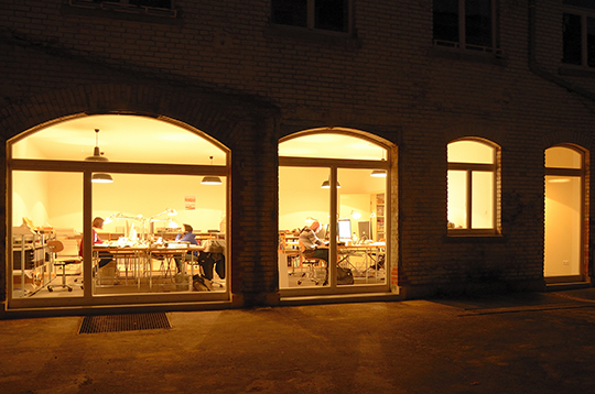Umbau Autowerkstatt zum Architekturbüro, Freiburg i.Br., 2013 - 2015